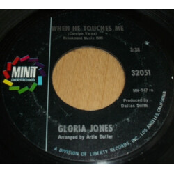 Gloria Jones When He Touches Me / Look What You Started USED VINYL 7INCH SINGLE