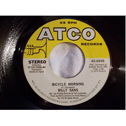 Billy Sans Bicycle Morning / For Ever USED VINYL 7INCH 45 RPM SINGLE STEREO
