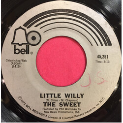 The Sweet Little Willy USED VINYL 7INCH SINGLE STYRENE