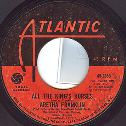 Aretha Franklin All The King's Horses Vinyl 7" USED