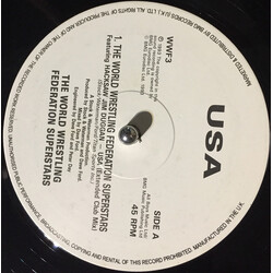 WWF Superstars USA USED VINYL 12INCH 45 RPM