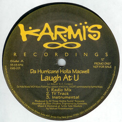 Da Hurricane Holla Macwell Laugh At U Vinyl 12" USED