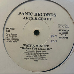 Arts & Craft Wait A Minute "Before You Leave Me" USED VINYL 12INCH 45 RPM PROMO