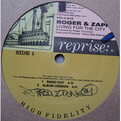 Zapp & Roger Living For The City USED VINYL 12INCH 33 S RPM PROMO