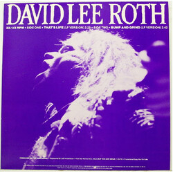 David Lee Roth That's Life / Bump And Grind USED VINYL 12INCH PROMO SINGLE 33 S RPM