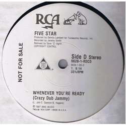 Five Star Whenever You're Ready USED VINYL 12INCH 33 S RPM PROMO