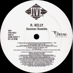 R. Kelly Summer Bunnies USED VINYL 12INCH 33 S RPM SINGLE PROMO