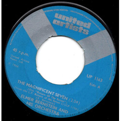 Elmer Bernstein & Orchestra The Magnificent Seven USED VINYL 7INCH 45 RPM SINGLE