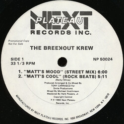 The Breekout Krew Matt's Mood Vinyl 12" USED
