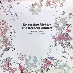 Johannes Brahms / Sviatoslav Richter / Borodin String Quartet Quintet In F Minor, Op. 34 Vinyl LP USED
