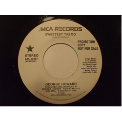 George Howard Sweetest Taboo USED VINYL 7INCH 45 RPM PROMO STEREO