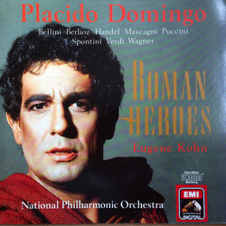 Placido Domingo / National Philharmonic Orchestra / Eugene Kohn Roman Heroes Vinyl LP USED