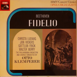 Ludwig van Beethoven / Christa Ludwig / Jon Vickers / Gottlob Frick / Walter Berry / Philharmonia Orchestra / Otto Klemperer Fidelio (Highlights) Viny