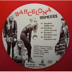 Plastiscines Barcelona Remixes USED VINYL 12INCH 33 S RPM