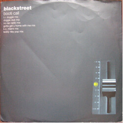 Blackstreet Booti Call USED VINYL 12INCH 33 S RPM SINGLE