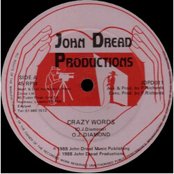 O.J. Diamond Crazy Words USED VINYL 12INCH