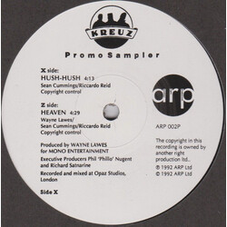 Kreuz Hush-Hush / Heaven USED VINYL 12INCH PROMO SAMPLER