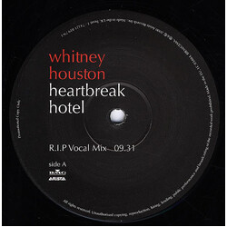 Whitney Houston Heartbreak Hotel VINYL 12" USED