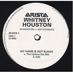 Whitney Houston My Name Is Not Susan USED VINYL 12INCH PROMO