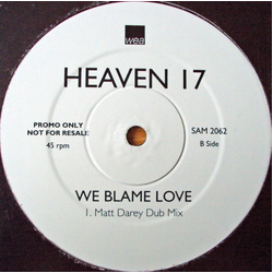Heaven 17 We Blame Love Vinyl 12" USED
