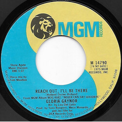 Gloria Gaynor Reach Out, I'll Be There USED VINYL 7INCH 45 RPM SINGLE