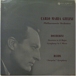 Luigi Boccherini / Joseph Haydn / Carlo Maria Giulini / Philharmonia Orchestra Overture In D Major / Symphony In C Minor / "Surprise" Symphony Vinyl L