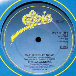 The Jacksons Walk Right Now VINYL 12" USED