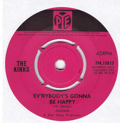 The Kinks Ev'rybody's Gonna Be Happy USED VINYL 7INCH 45 RPM SINGLE