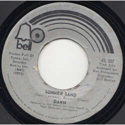 Dawn (5) Summer Sand / The Sweet Soft Sounds Of Love USED VINYL 7INCH SINGLE 45 RPM