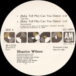 Shanice Wilson (Baby Tell Me) Can You Dance USED VINYL 12INCH PROMO 33 S RPM
