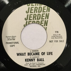 Kenny Ball (I Wonder) What Became Of Life / 900 Miles USED VINYL 7INCH 45 RPM SINGLE PROMO