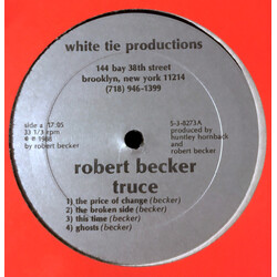 Robert Becker (2) Truce Vinyl LP USED