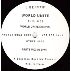 World Unite World Unite USED VINYL 12INCH PROMO