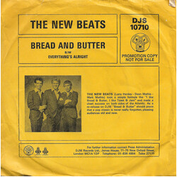 The Newbeats Bread And Butter / Everything's Alright USED VINYL 7INCH 45 RPM SINGLE PROMO