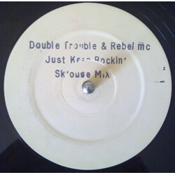 Double Trouble / Rebel MC Just Keep Rockin' USED VINYL 12INCH 45 RPM WHITE LABEL PROMO