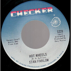Stan Farlow Hot Wheels USED VINYL 7INCH 45 RPM SINGLE