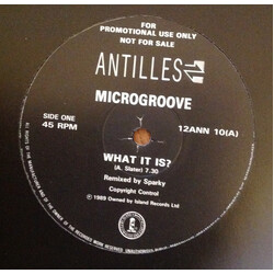 Microgroove What It Is? USED VINYL 12INCH PROMO