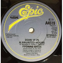 Yvonne Gage Doin' It In A Haunted House USED VINYL 7INCH 45 RPM SINGLE STEREO