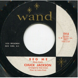 Chuck Jackson Beg Me / This Broken Heart VINYL 7" USED