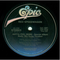Reo Speedwagon Gotta Feel More USED VINYL 12INCH PROMO