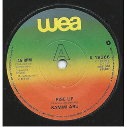 Sammi Abu Rise Up USED VINYL 7INCH 45 RPM SINGLE STEREO
