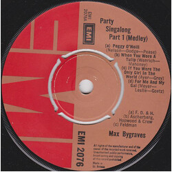 Max Bygraves Party Singalong Vinyl 7" USED