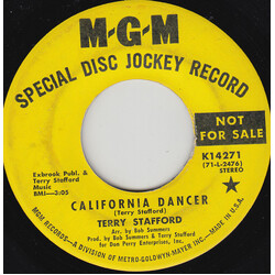 Terry Stafford California Dancer USED VINYL 7INCH 45 RPM PROMO