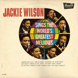 Jackie Wilson Jackie Wilson Sings The World's Greatest Melodies Vinyl LP USED