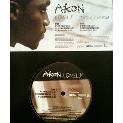 Akon Lonely / Trouble Nobody VINYL 12" USED