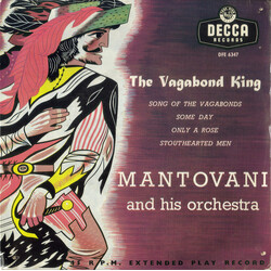 Mantovani And His Orchestra The Vagabond King Selection USED VINYL 7INCH 45 RPM EP MONO