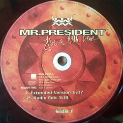 Mr. President Give A Little Love USED VINYL 12INCH 45 RPM
