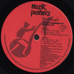 DJ Disciple Street Experience Volume #2 USED VINYL 12INCH 33 S RPM