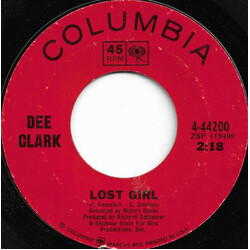 Dee Clark Lost Girl USED VINYL 7INCH 45 RPM SINGLE