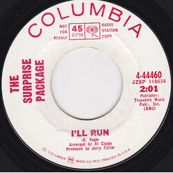 The Surprise Package I'll Run / East Side, West Side USED VINYL 7INCH 45 RPM SINGLE PROMO